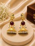 Traditional Gold Peacock Jhumkas