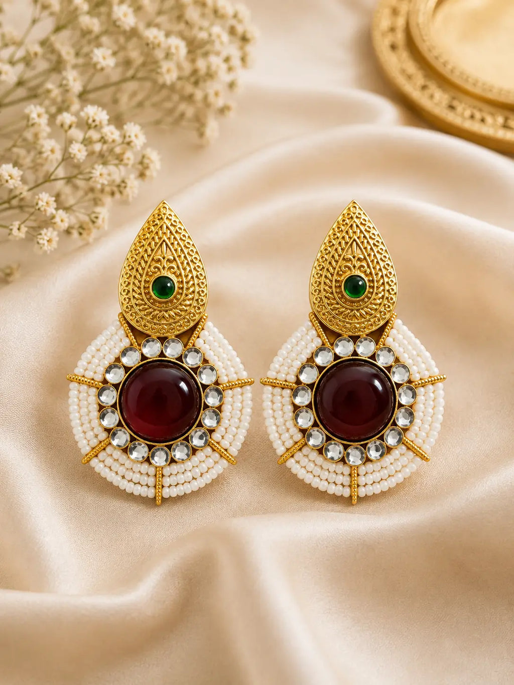 Traditional Pearl Earrings
