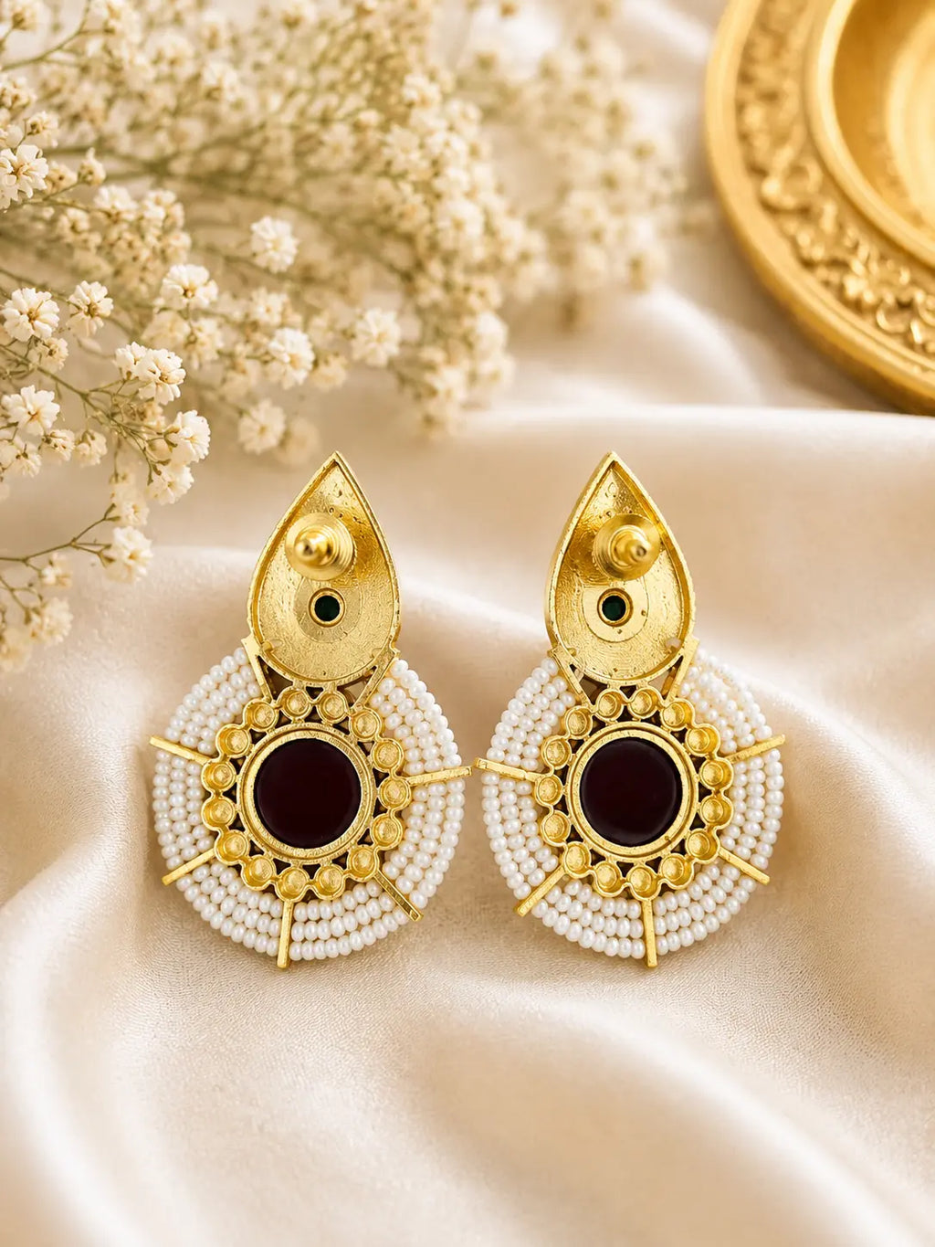 Traditional Pearl Earrings